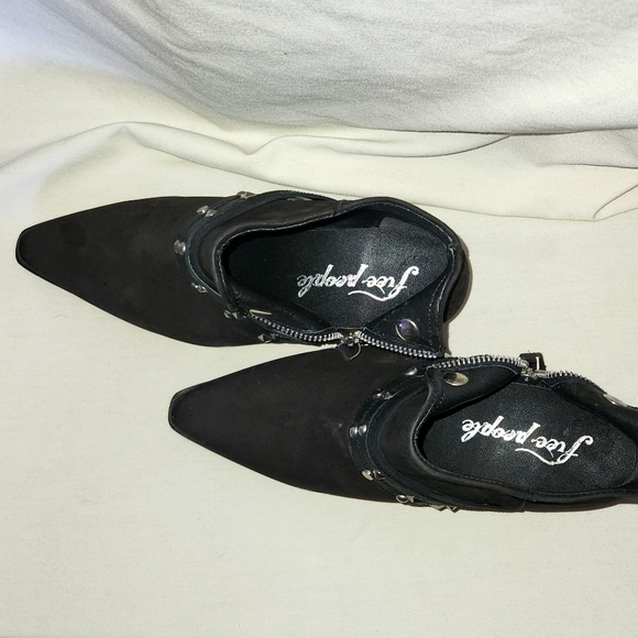 Free People Suede Studded Booties Size 36 (Reiki Cleansed And Infused) - Picture 2 of 11